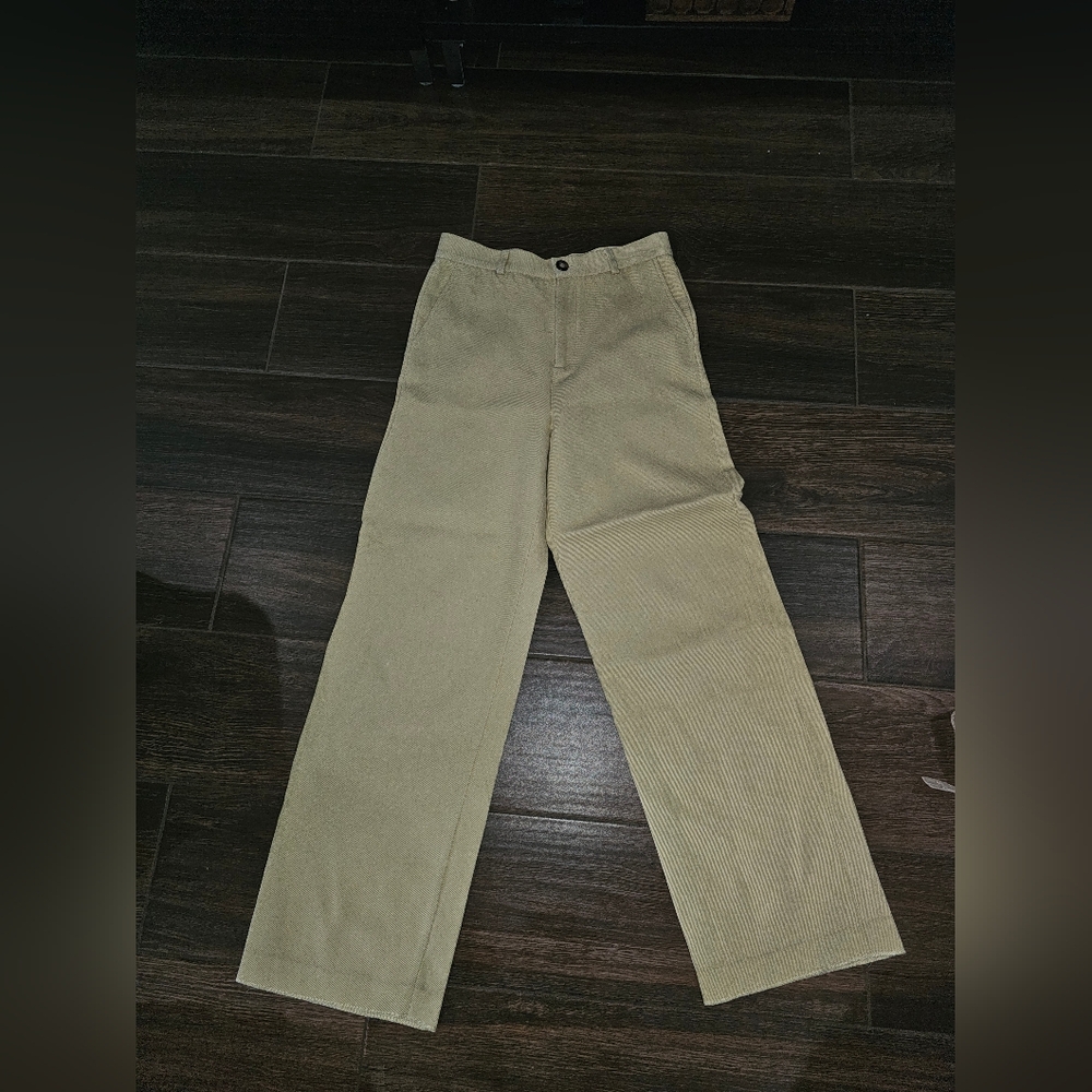 RITA ROW WOMEN'S PANT TROUSERS SZ 40 ECRU YELLOW CREAM